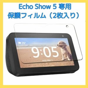 美品!! 2枚セット Echo Show 5 保護フィルム エコーショー5