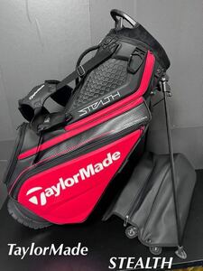 TaylorMade STEALTH スタンド キャディバッグ 本格 人気 テーラーメイド stealth ゴルフ バッグ 人気 taylormade ステルス