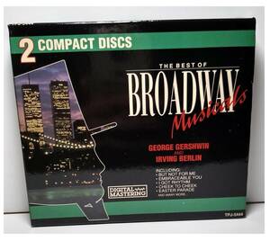  почти новый товар /ga-shu wing o-ke -тактный la запись /The Best Of Broadway Musicals: Broad way Gershwin/Berlin Gershwin/Berlin