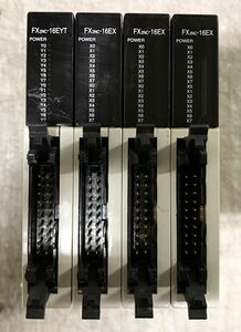 三菱電機　MELSEC　FX2NC-16EX　3個　FX2NC-16EYT　1個　計4個セット　動作未確認