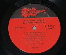 LP［ライトニン・ホプキンス Lightning Hopkins／The Texas Bluesman］Arhoolie◆us_画像6