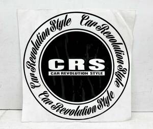 ★希少 未使用 送料込★即決 CRS 正規品 大型 ステッカー 黒抜き ブラック 縦約15cm 横約45cm シーアールエス ESSEX エセックス 新品 5603