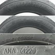 ★4本セット 送料込★即決 KENDA KR36 ICETEC NEO スタッドレスタイヤ 215/60R16 20年製 ケンダ 5705_画像4