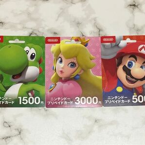 使用済 ニンテンドープリペイドカード Nintendo マリオ ピーチ ヨッシー キャラクターカード