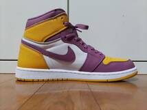 NIKE 29.5cm 555088-706 Nike Air Jordan 1 High OG Brotherhood 　ナイキ エアジョーダン1　スニーカー　メンズ 美中古！_画像3