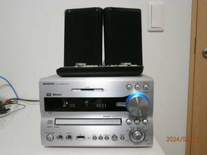 中古　ONKYO NFR-9(S) CD/SD/USBチューナーアンプとヤマハ NS-PB40(B) スピーカーパッケージ (2台1組) セットで