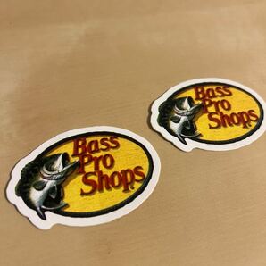 【新品】BASS PRO SHOP バスフィッシング バス釣り ステッカー 2枚セットの画像2
