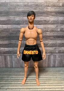 1/6 boxing pants fighting pants Earnest * hose to model doll for OF hot toys 