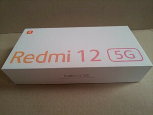 Redmi 12 5G XIG03 スカイブルー 箱 クイックスタートガイドのみ 本体なし