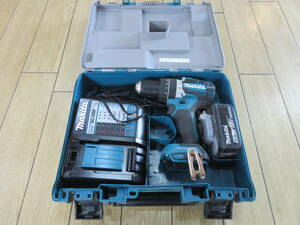 68290 中古品 MAKITA マキタ 充電式ドライバドリル HP484DRGX 18V リチウムイオンバッテリー DC18RF 動作確認済 バッテリー1個のみ