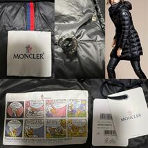 １点のみ！！未使用☆MONCLER HERMINE エルミンヌ TG4 ブラック色 ダウンジャケット_画像7