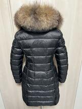 未使用☆MONCLER HERMIFUR エルミファー フォックスファー TG3 ブラック色 ダウンジャケット_画像3