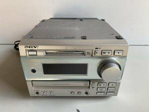 ④t718◆SONY ソニー◆ミニコンポ HCD-MD373 本体 COMPACT DISC DECK RECEIVER アンプ レシーバ― オーディオ機器 通電確認済み