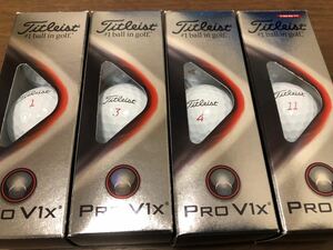 タイトリスト PROV1X ホワイト 新品　1ダース