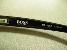 【中古品】BOSS サングラス HB11362 MADE IN INITALY BK 61□14 120mm_画像4