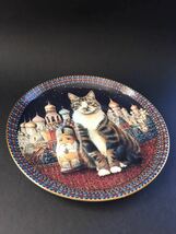 英国 猫画家 レズリー アン アイボリー x ダンブリーミント Cats Around The World ◆ ロシアのトゥイグレット ◆ 猫 ネコ 絵皿 飾り皿_画像8