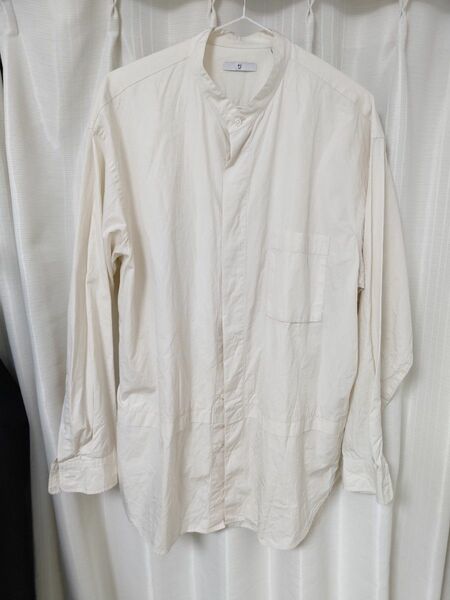 ユニクロ+j　スーピマコットンオーバーサイズスタンドカラーシャツ（長袖）L　 長袖シャツ