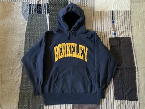 極上 90s champion reverse weave CAL バークレー Berkeley USA製 アメリカ製 リバースウィーブ パーカー チャンピオン NAVY ネイビー