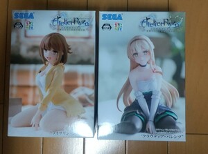 新品未開封　２種セット　ライザのアトリエ ちょこのせプレミアムフィギュア ライザリン・シュタウト&クラウディア・バレンツ