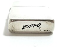 (B) ZIPPO/ジッポー オイルライター STERLING/スターリングシルバー シンプル プレーン 喫煙具 煙草/タバコグッズ (44704MT18)_画像6