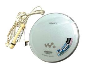 【ジャンク品】SONY/ソニー CD ウォークマン D-NE730 ポータブルCDプレーヤー シルバー オーディオ機器(44712MT1)