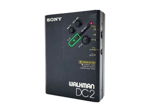 【通電のみ確認済】SONY/ソニー WM-DC2 ウォークマン DC2 カセットプレーヤー レトロ 当時物 (44655S33)