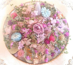 ☆Bouquet de minuit＊花材＊ヘッド＊詰合せ＊薔薇＊紫陽花＊色々＊リース ハーバリウムなどの作品づくりに＊感謝sale￥1～☆