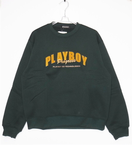 即決■★PLAYBOY プレイボーイ★■トレーナー：SIZE=L