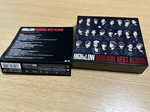 HiGH&LOW　CD HiGH & LOW ORIGINAL BEST ALBUM DVD付き