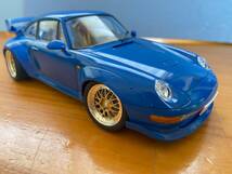 タミヤ 1/24 ポルシェ 911 GT2 ロードバージョン クラブスポーツ 【ブルー】 完成品_画像2