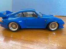 タミヤ 1/24 ポルシェ 911 GT2 ロードバージョン クラブスポーツ 【ブルー】 完成品_画像3