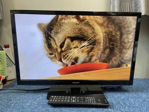 即決、送料無料★ 東芝 TOSHIBA REGZA 24B5　24インチLEDワイドTV　地デジBS,CS 液晶テレビ　BCAS/リモコン付き　動作品