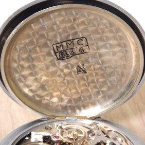 6117 希少売切り☆ LEONIDAS pocket watch 51.2㎜ 91.5g 懐中時計 クロノグラフ スモセコ 手巻き アンティーク レオニダスの画像8