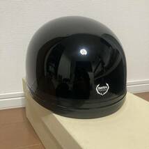 極美品 クノー工業 セタ ヴィンテージ ハーフ ヘルメット 半キャップ ブラック オーウェン クロムウェル_画像1