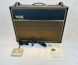 通電確認のみ　ジャンク　VOX　ヴォックス　AC30CC2X　ギターアンプ　フットスイッチ　取り扱い説明書付属