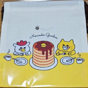 ☆お値下げ☆新品未開封☆ノラネコぐんだん☆巾着☆ホットケーキ☆