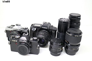 K1w89 カメラ等おまとめ CANON MINOLTA SIGMA KOMURA カメラ レンズ 動作未確認 80サイズ