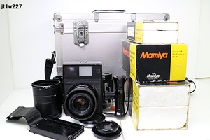 JT1w227 MAMIYA Super 23 F3.5 100mm F6.3 50mm 中判カメラ 動作未確認 アルミケース 100サイズ