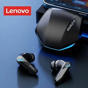 ☆リーズナブル/Lenovo/thinkplus (Gm2 Pro) ワイヤレスイヤホン/BluetoothV5.3/HD通話/黒