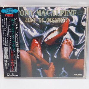 C-0691★中古CD 帯付★トニー・マカパイン / エッジ・オブ・インサニティ　TONY MACALPINE EDGE OF INSANITY MP32-5106