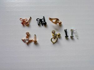 ピアス 軟骨ピアス 14G ボディピアス