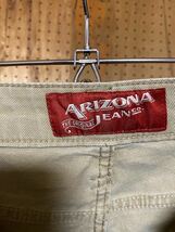 古着 ARIZONA JEAN チノパン 綿パン トラウザー ボトム スリム スキニー ストレート ローライズ ベージュ 30 S ストレッチ_画像4