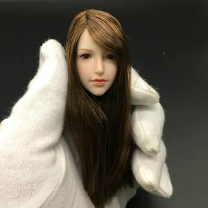 B13 1/6 figure head woman head rare goods 12 -inch doll beautiful young lady OB/TBLeague/Phicen/Jiaou doll element body correspondence white .