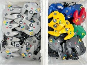 ［80個］NINTENDO 64　ニンテンドー64　コントローラー　ブロス　任天堂　ニンテンドウ64　N64　本体　アクセサリー　周辺機器　現状品