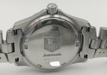 【稼働品】レディース 自動巻 AT タグホイヤー TAGHEUER Professional 200m エクスクルーシブ WN2310 ピンク文字盤 純正ベルト 付属品有り_画像10