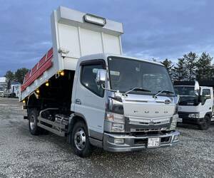  Heisei era 28 year Mitsubishi Fuso Fighter 4t dump car inspection attaching . maximum loading capacity 4000kg mileage 77000km each place plating parts automatic seat manual 