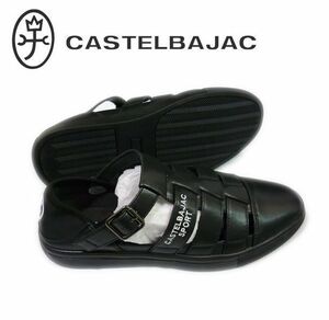 16500円【26.5cm】★CASTELBAJACカステルバジャック★PUレザーサンダルかかと踏めます