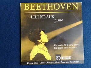  Lili Kraus リリー・クラウス (ピアノ〕BEETHOVEN ピアノ協奏曲 第4番 フランクフルト国立歌劇場管弦楽団