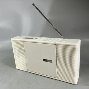 A2-579【TOSHIBA ポータブルプレーヤー】動作品・東芝 TY-C260 縦型 CD ラジオ 約W27T6.5H15cm