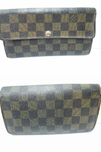 LOUIS VUITTON ルイヴィトン N61734 ダミエ /長財布/ジャンク品